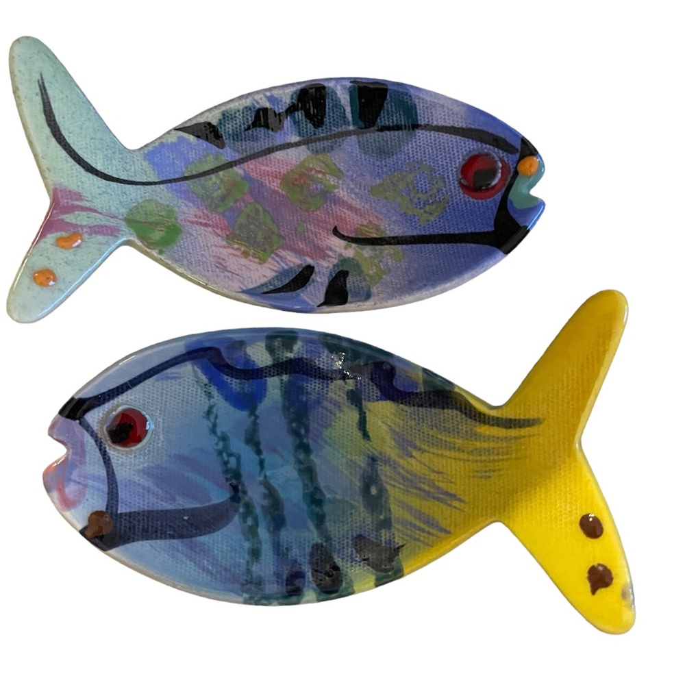 Jim RICE Fish pottery